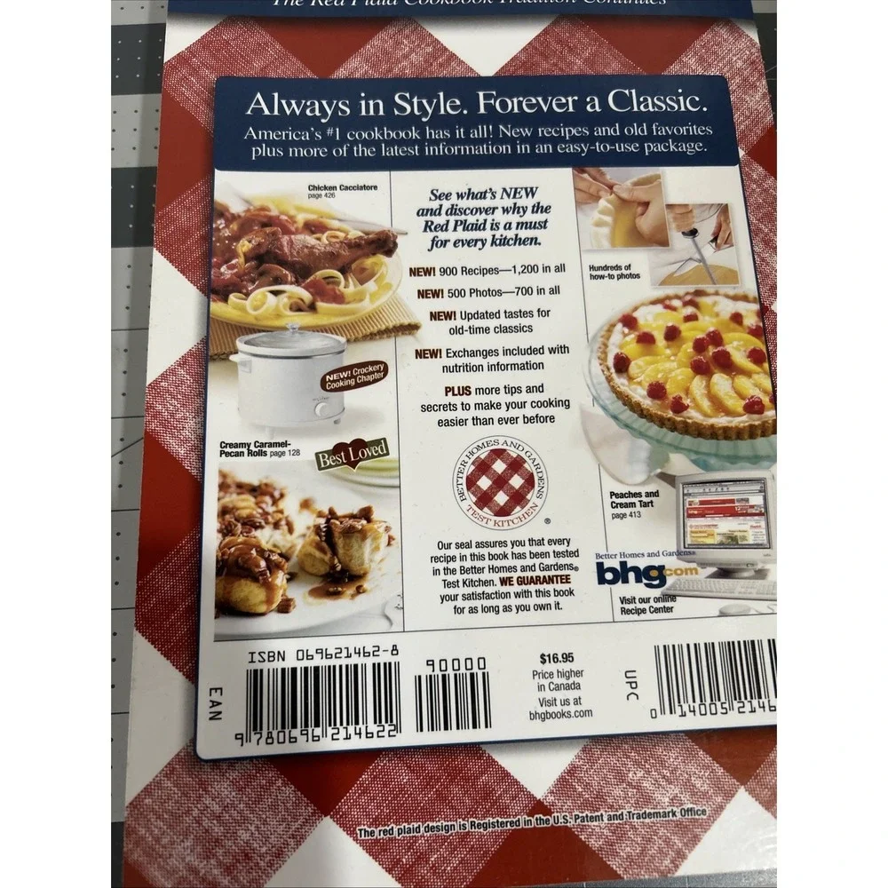 Better‎ Homes and Gardens New Cook Book PB 2002 12th Edition Recipes Baking Cook